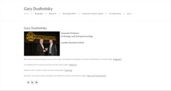 Desktop Screenshot of dushnitsky.com