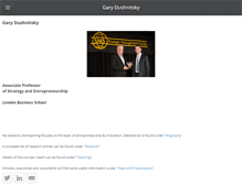 Tablet Screenshot of dushnitsky.com